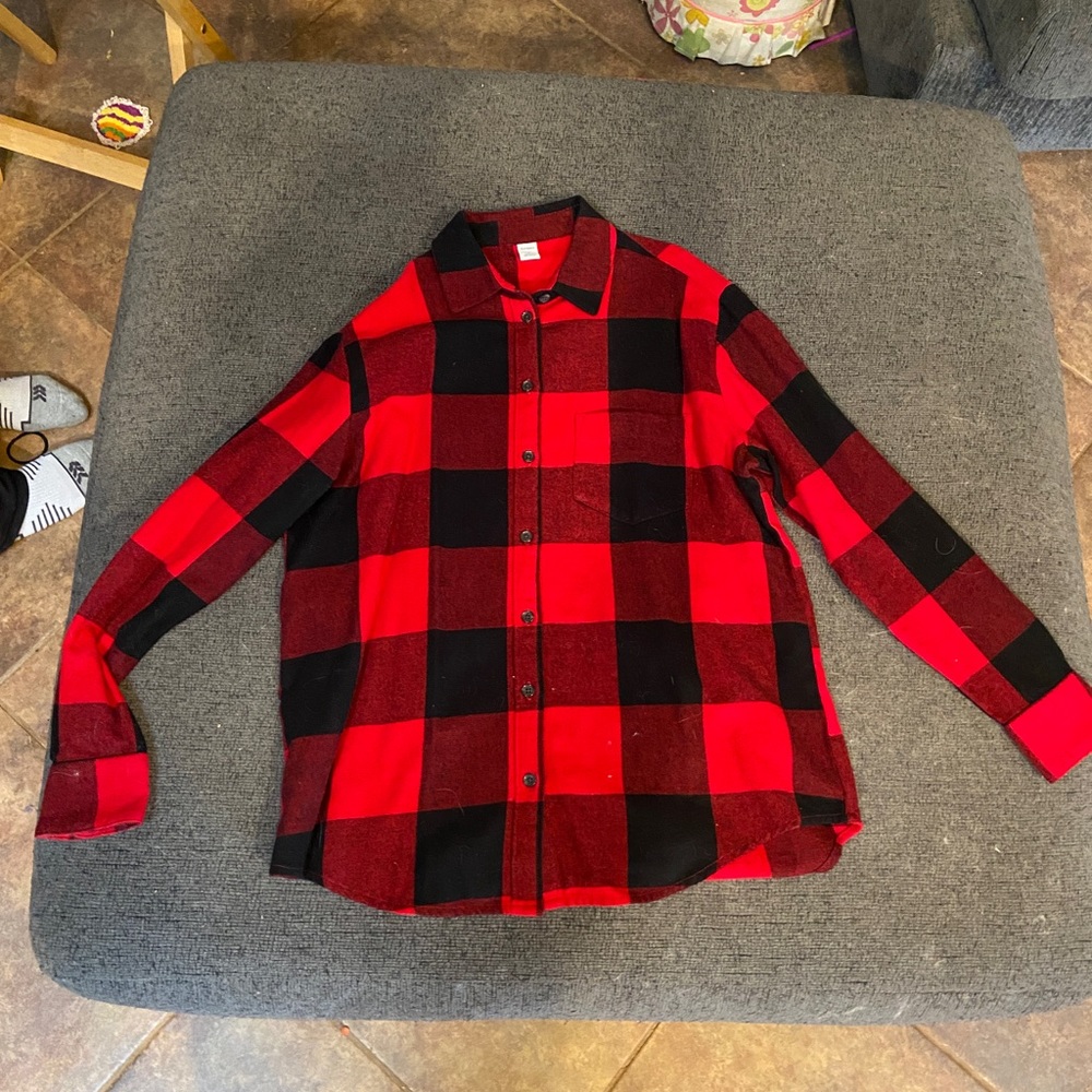 Kids Flannel Button down